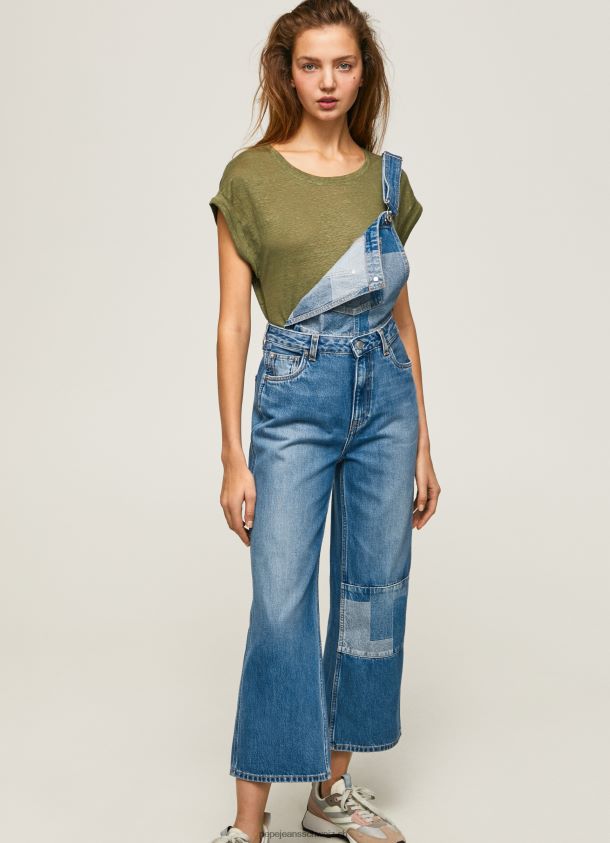 Overall aus Baumwolldenim Frauen Pepe Jeans Denim 84XH6T98