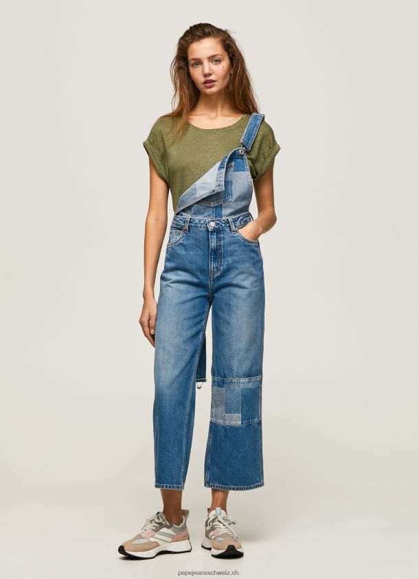 Overall aus Baumwolldenim Frauen Pepe Jeans Denim 84XH6T98