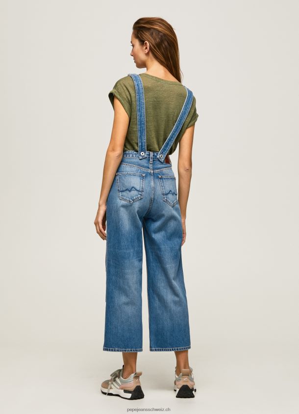 Overall aus Baumwolldenim Frauen Pepe Jeans Denim 84XH6T98