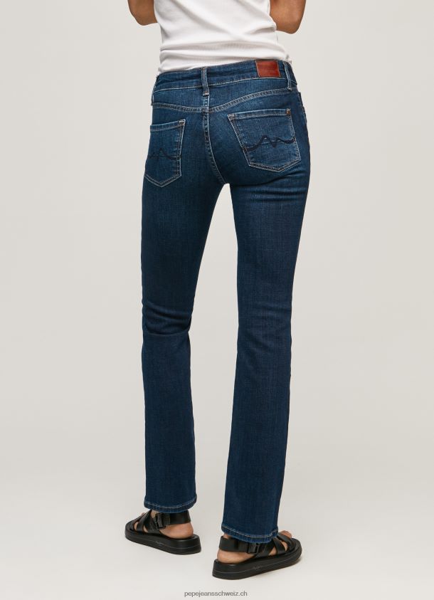 Slim-Fit-Jeans mit mittelhohem Bund von Piccadilly Frauen Pepe Jeans Denim 84XH6T65