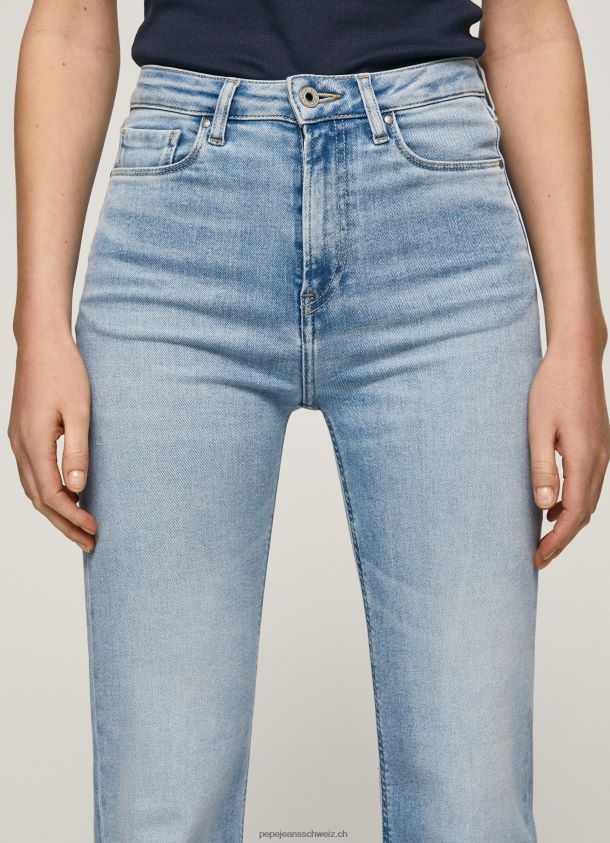 Willa Jeans mit ausgestellter Passform und hoher Taille Frauen Pepe Jeans Denim 84XH6T59