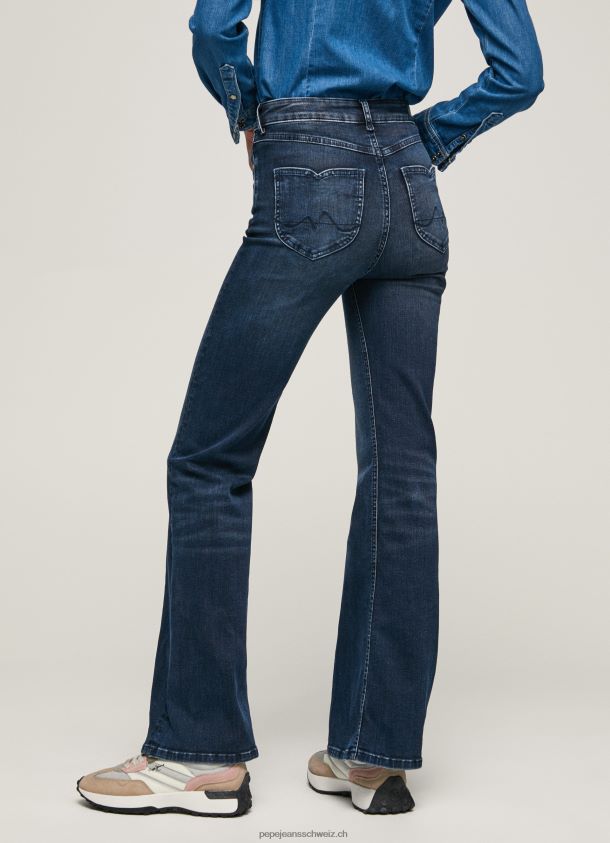 Willa Jeans mit ausgestellter Passform und hoher Taille Frauen Pepe Jeans Denim 84XH6T61