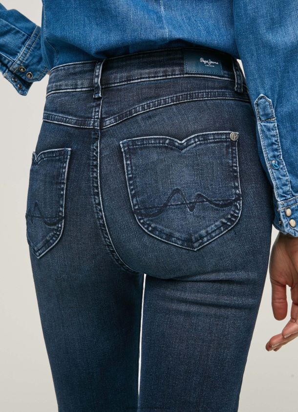 Willa Jeans mit ausgestellter Passform und hoher Taille Frauen Pepe Jeans Denim 84XH6T61