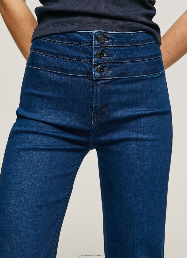 Willa Jeans mit ausgestellter Passform und hoher Taille Frauen Pepe Jeans Denim 84XH6T62
