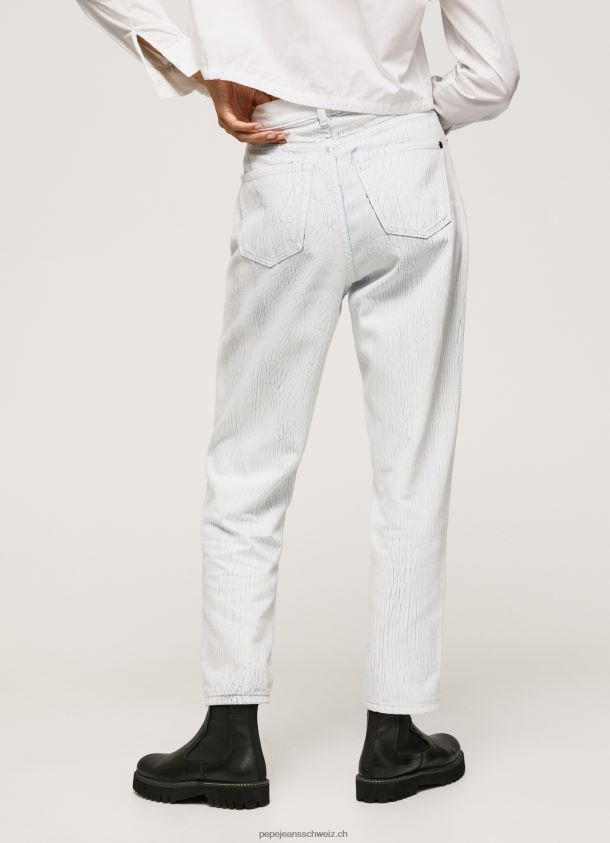 Willow Jeans mit hoher Taille und Tapered Fit Frauen Pepe Jeans Denim 84XH6T66