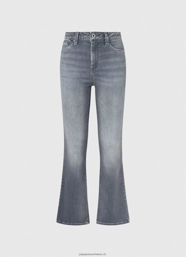 dion hoch taillierte Jeans mit ausgestellter Passform Frauen Pepe Jeans Denim 84XH6T63