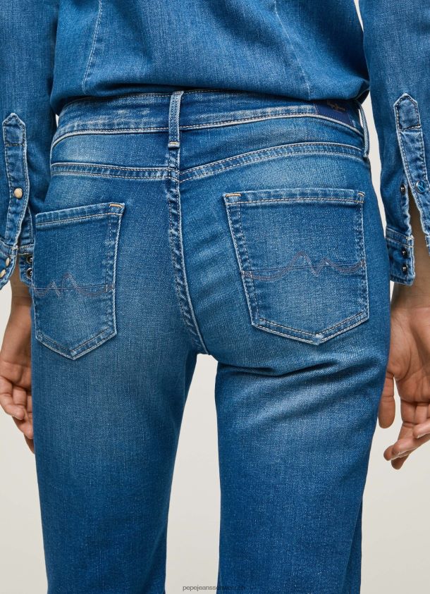 Aubrey Slim-Fit-Jeans mit mittelhohem Bund Frauen Pepe Jeans Denim 84XH6T68