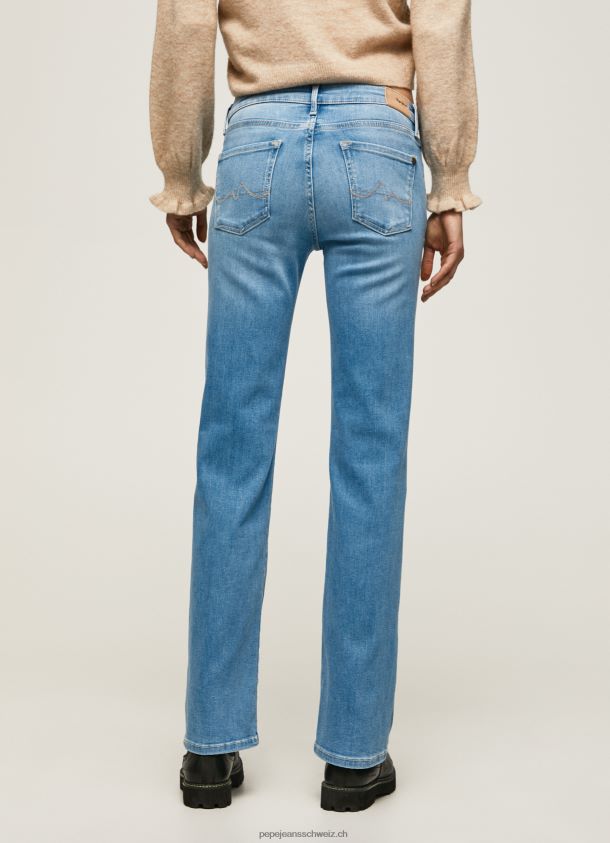 Aubrey Slim-Fit-Jeans mit mittelhohem Bund Frauen Pepe Jeans Denim 84XH6T69