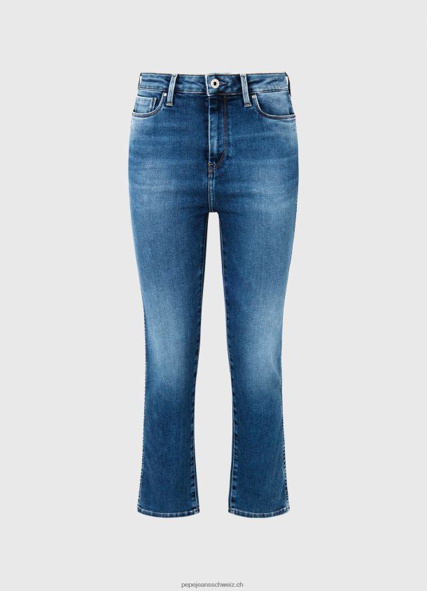 Dion 7/8 Slim-Fit-Jeans mit hoher Taille Frauen Pepe Jeans Denim 84XH6T74