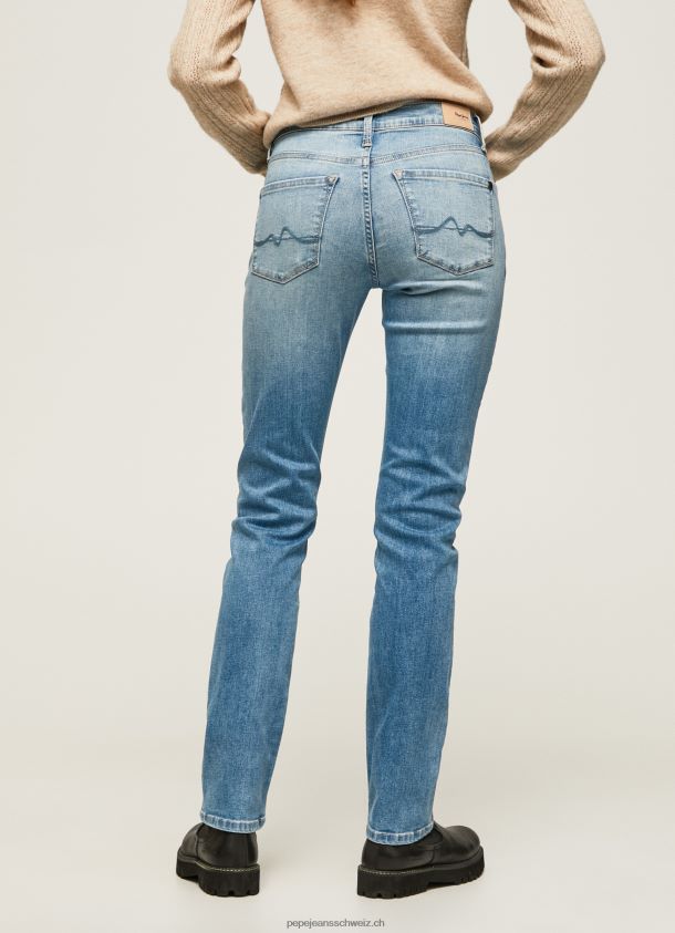 Grace Slim-Fit-Jeans mit hoher Taille Frauen Pepe Jeans Denim 84XH6T67