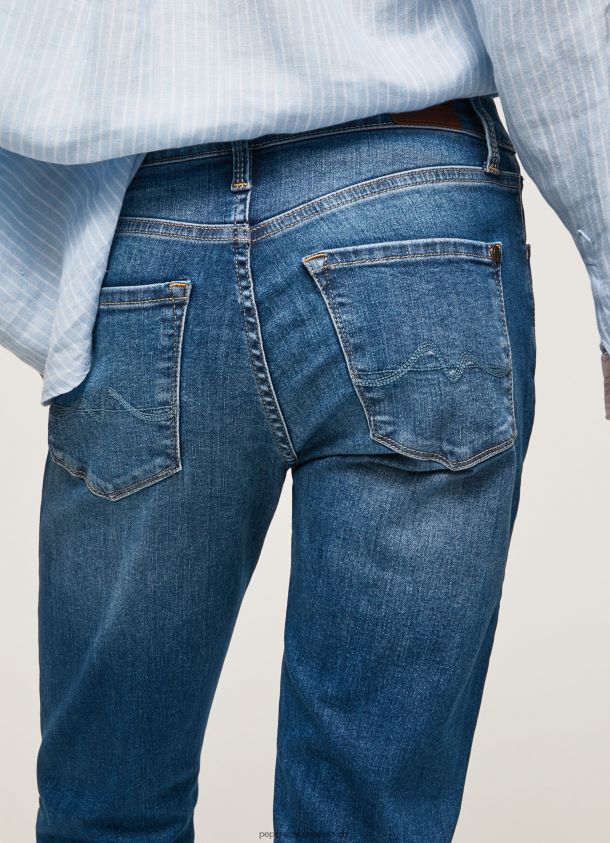 Grace Slim-Fit-Jeans mit hoher Taille Frauen Pepe Jeans Denim 84XH6T70