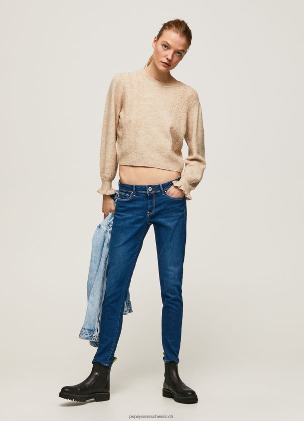 Lola Skinny-Fit-Jeans mit mittelhohem Bund Frauen Pepe Jeans Denim 84XH6T39