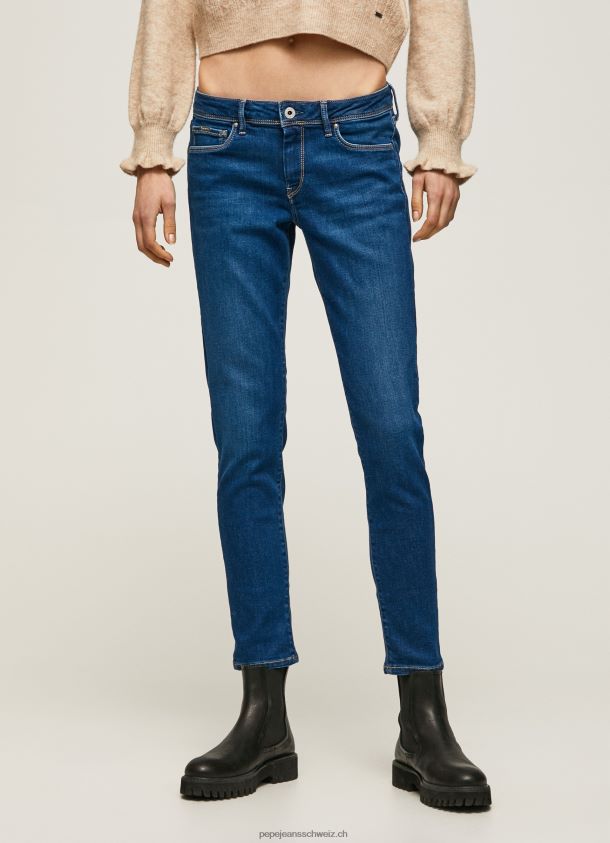 Lola Skinny-Fit-Jeans mit mittelhohem Bund Frauen Pepe Jeans Denim 84XH6T39