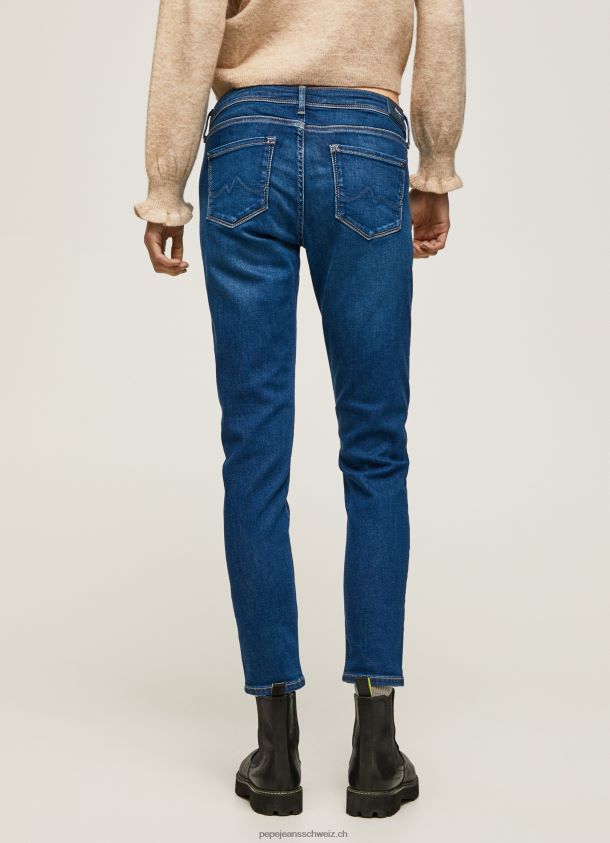 Lola Skinny-Fit-Jeans mit mittelhohem Bund Frauen Pepe Jeans Denim 84XH6T39
