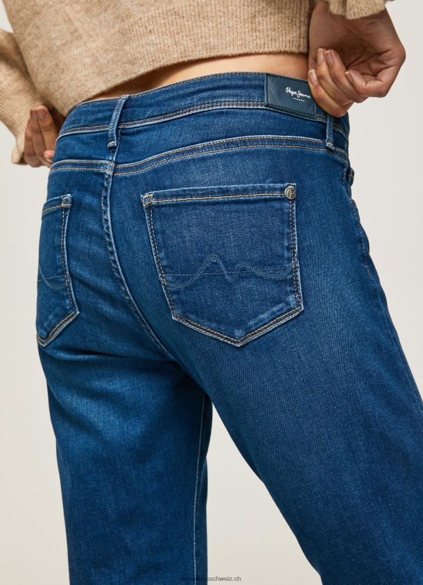 Lola Skinny-Fit-Jeans mit mittelhohem Bund Frauen Pepe Jeans Denim 84XH6T39