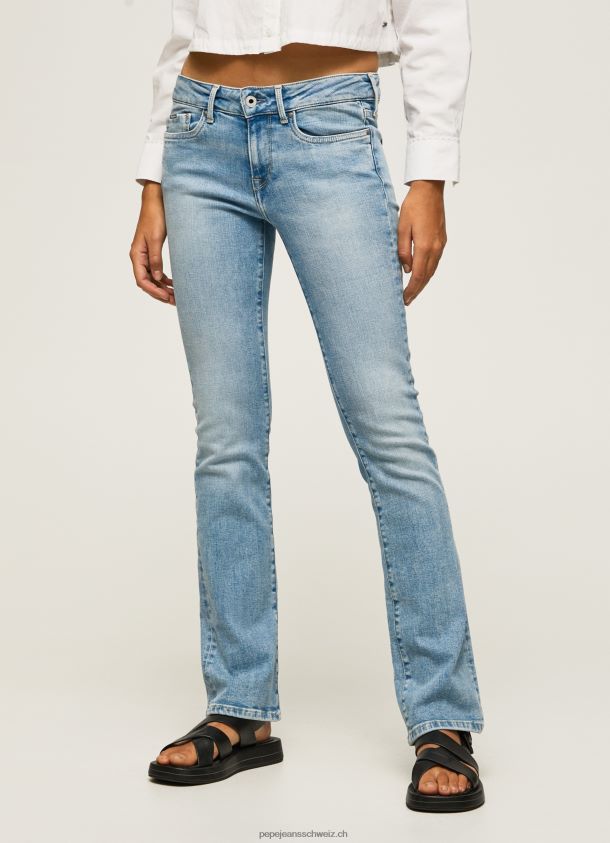 Piccadilly Slim-Fit-Jeans mit mittelhohem Bund Frauen Pepe Jeans Denim 84XH6T72