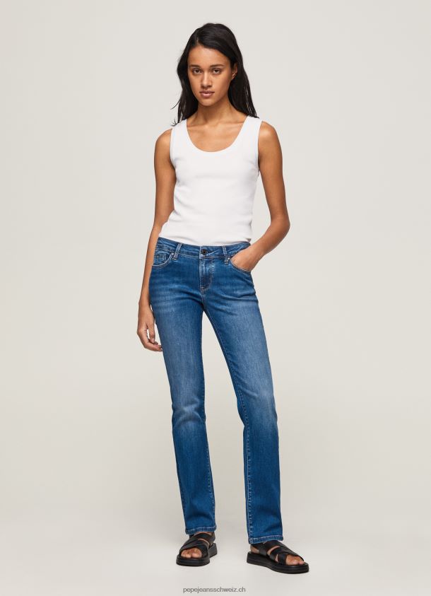 Piccadilly Slim-Fit-Jeans mit mittelhohem Bund Frauen Pepe Jeans Denim 84XH6T75