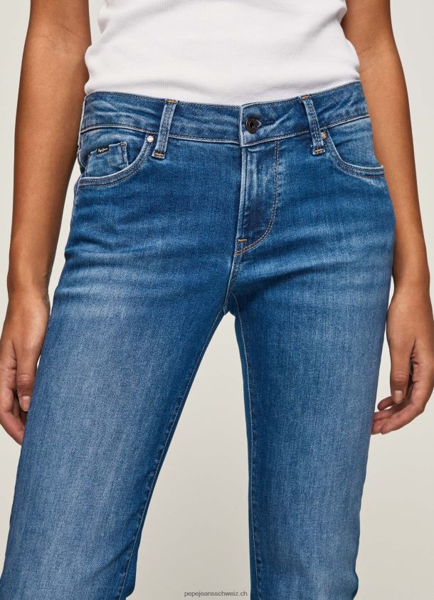 Piccadilly Slim-Fit-Jeans mit mittelhohem Bund Frauen Pepe Jeans Denim 84XH6T75
