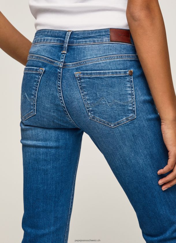 Piccadilly Slim-Fit-Jeans mit mittelhohem Bund Frauen Pepe Jeans Denim 84XH6T75