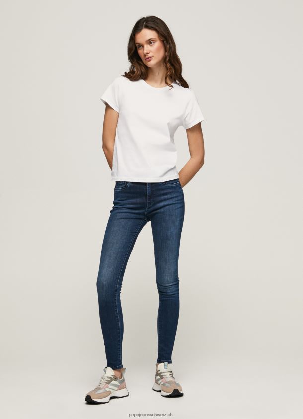 Regent Skinny-Fit-Jeans mit hoher Taille Frauen Pepe Jeans Denim 84XH6T45