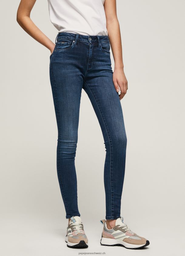 Regent Skinny-Fit-Jeans mit hoher Taille Frauen Pepe Jeans Denim 84XH6T45