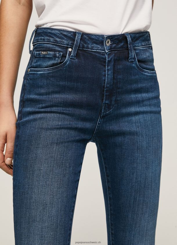 Regent Skinny-Fit-Jeans mit hoher Taille Frauen Pepe Jeans Denim 84XH6T45