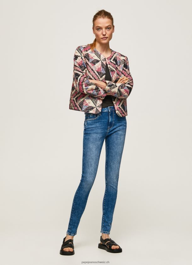 Regent Skinny-Fit-Jeans mit hoher Taille Frauen Pepe Jeans Denim 84XH6T46
