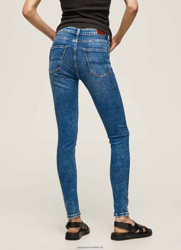Regent Skinny-Fit-Jeans mit hoher Taille Frauen Pepe Jeans Denim 84XH6T46