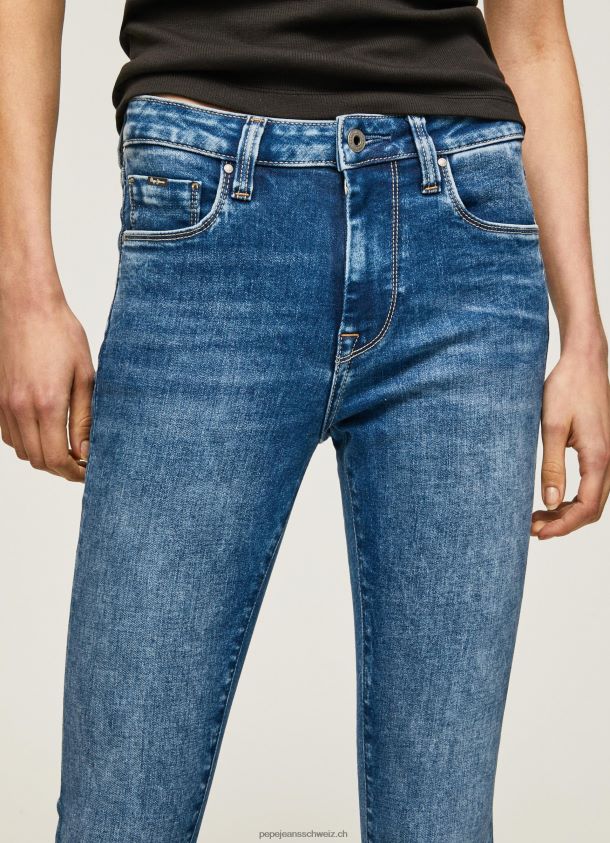 Regent Skinny-Fit-Jeans mit hoher Taille Frauen Pepe Jeans Denim 84XH6T46
