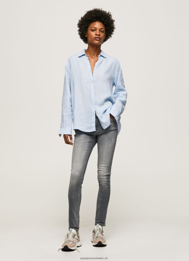 Regent Skinny-Fit-Jeans mit hoher Taille Frauen Pepe Jeans Denim 84XH6T47