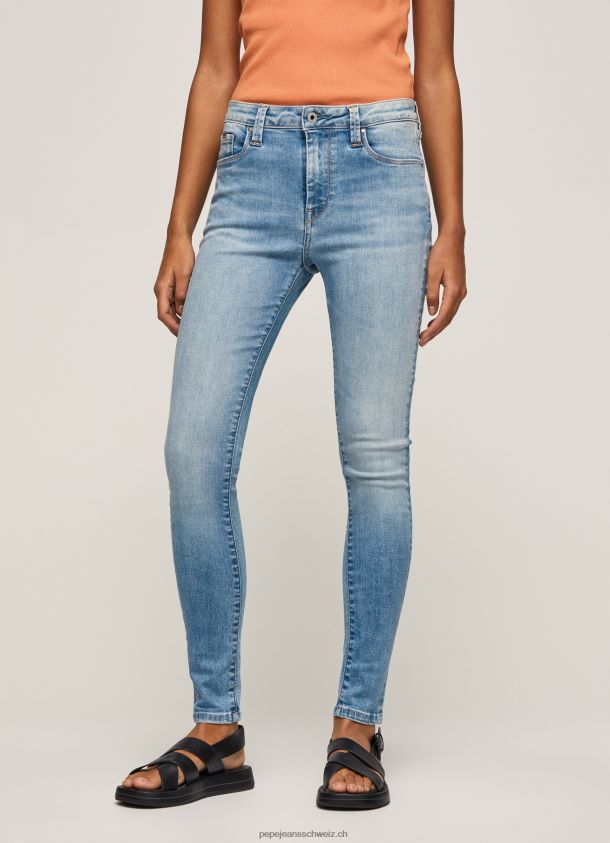Regent Skinny-Fit-Jeans mit hoher Taille Frauen Pepe Jeans Denim 84XH6T52