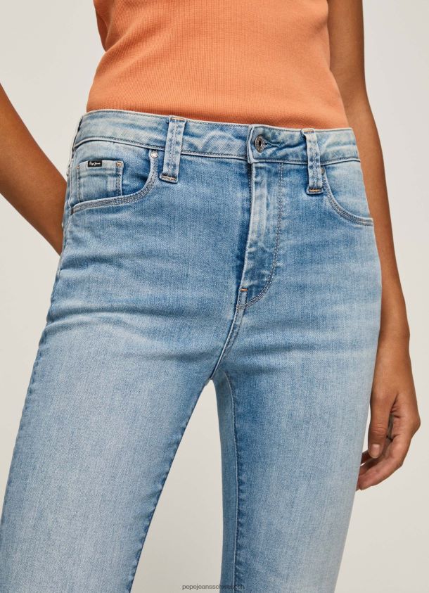 Regent Skinny-Fit-Jeans mit hoher Taille Frauen Pepe Jeans Denim 84XH6T52