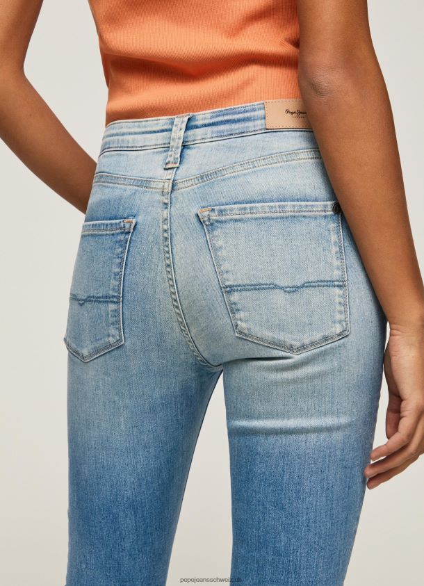 Regent Skinny-Fit-Jeans mit hoher Taille Frauen Pepe Jeans Denim 84XH6T52