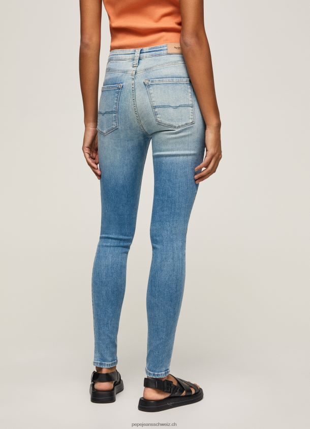 Regent Skinny-Fit-Jeans mit hoher Taille Frauen Pepe Jeans Denim 84XH6T52