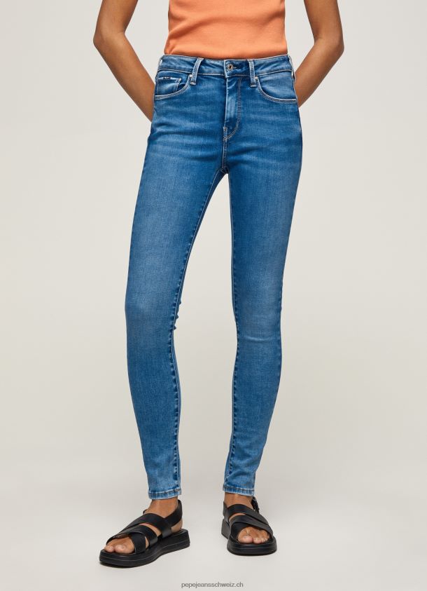 Regent Skinny Fit Jeans mit hoher Taille Frauen Pepe Jeans Denim 84XH6T58