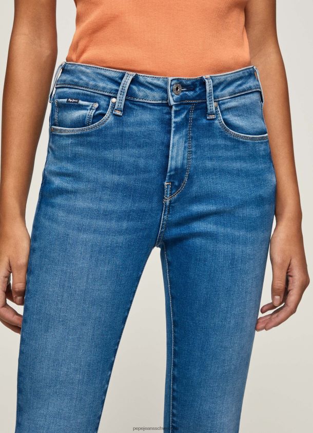Regent Skinny Fit Jeans mit hoher Taille Frauen Pepe Jeans Denim 84XH6T58