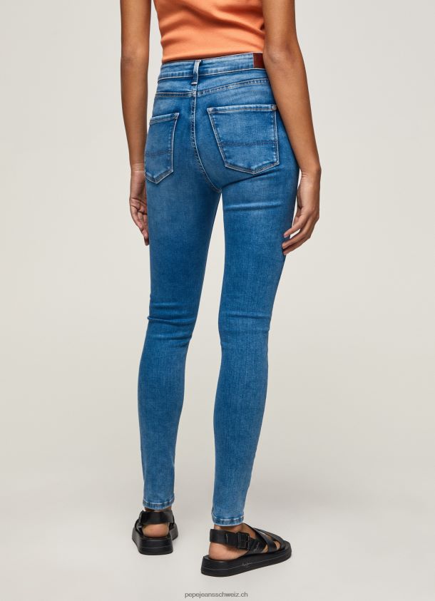 Regent Skinny Fit Jeans mit hoher Taille Frauen Pepe Jeans Denim 84XH6T58
