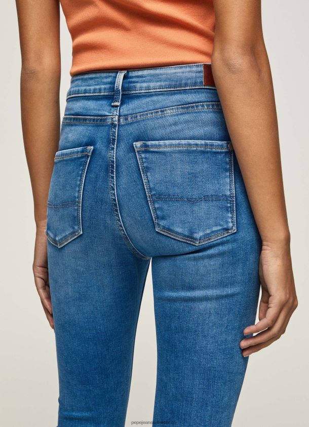 Regent Skinny Fit Jeans mit hoher Taille Frauen Pepe Jeans Denim 84XH6T58