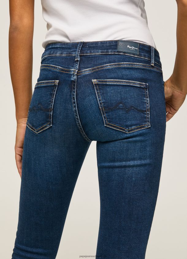Skinny-Fit-Jeans mit mittelhohem Pixie-Schnitt Frauen Pepe Jeans Denim 84XH6T44