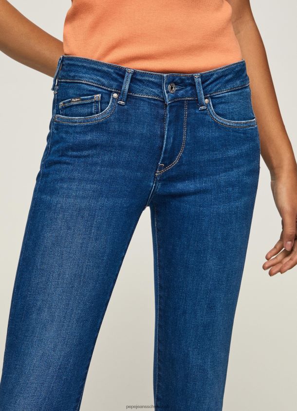 Skinny-Fit-Jeans mit mittelhohem Pixie-Schnitt Frauen Pepe Jeans Denim 84XH6T50
