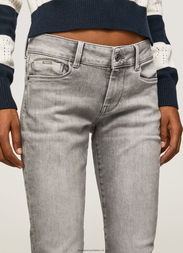 Soho Skinny-Fit-Jeans mit mittelhohem Bund Frauen Pepe Jeans Denim 84XH6T49