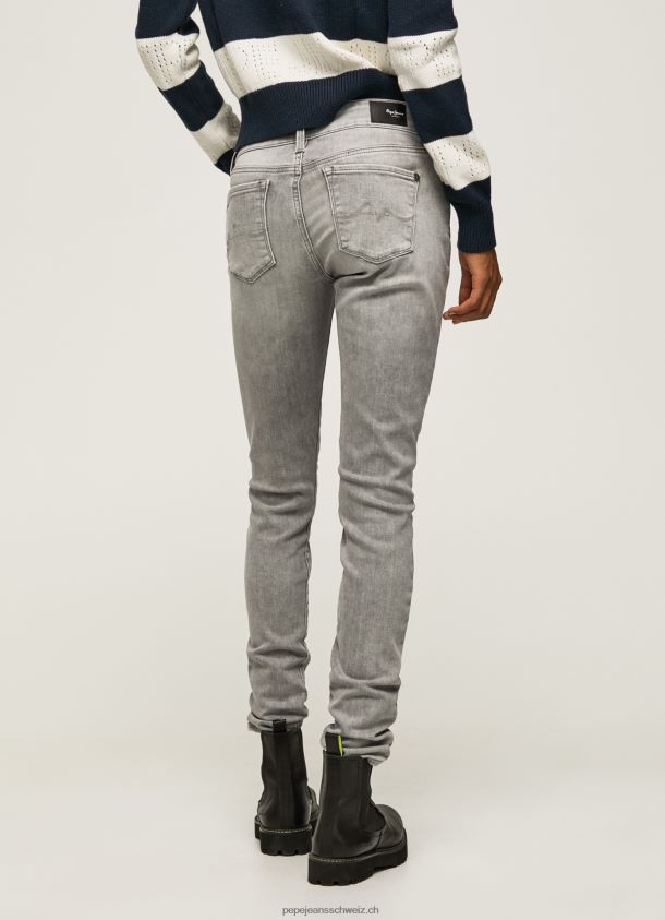 Soho Skinny-Fit-Jeans mit mittelhohem Bund Frauen Pepe Jeans Denim 84XH6T49