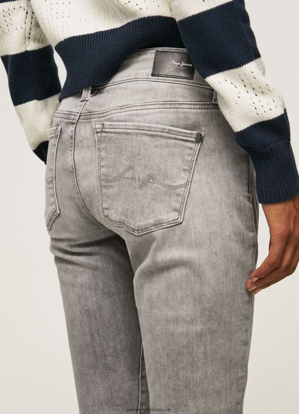 Soho Skinny-Fit-Jeans mit mittelhohem Bund Frauen Pepe Jeans Denim 84XH6T49