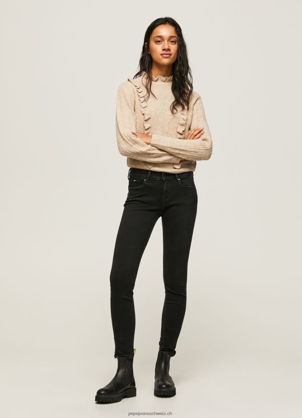 Soho schmal geschnittene Jeans mit mittlerer Taille Frauen Pepe Jeans Denim 84XH6T56