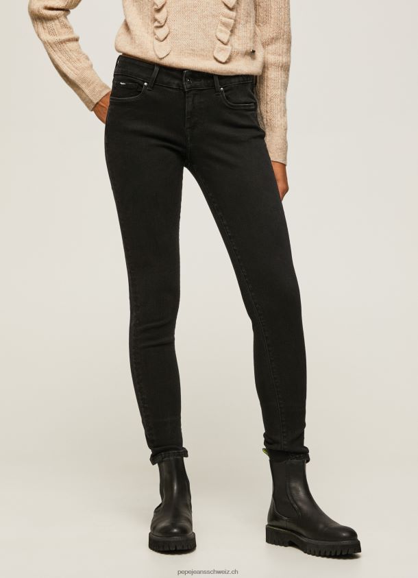 Soho schmal geschnittene Jeans mit mittlerer Taille Frauen Pepe Jeans Denim 84XH6T56