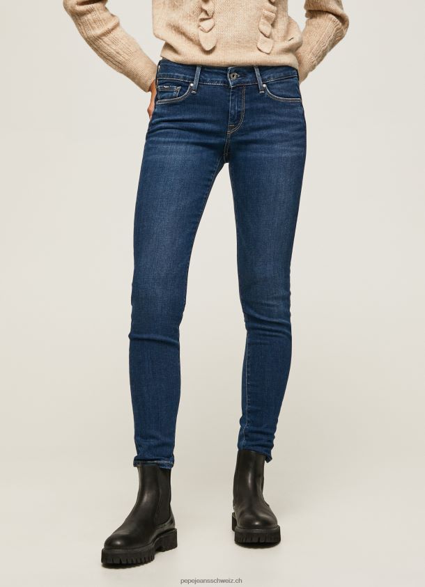 Soho schmal geschnittene Jeans mit mittlerer Taille Frauen Pepe Jeans Denim 84XH6T57