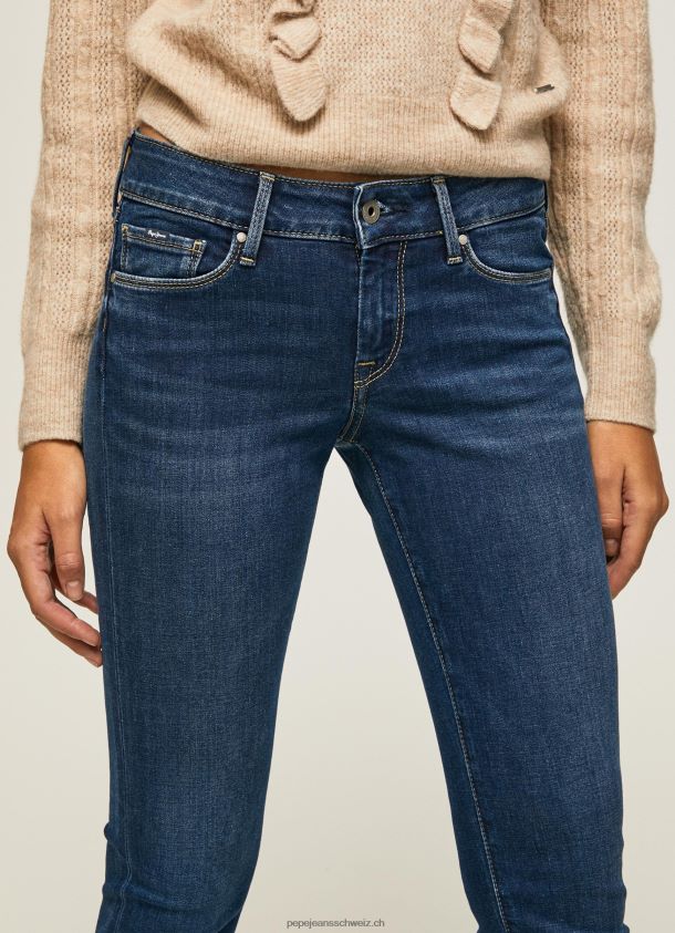 Soho schmal geschnittene Jeans mit mittlerer Taille Frauen Pepe Jeans Denim 84XH6T57