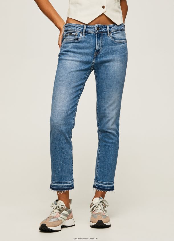 Jolie-Jeans mit normaler Passform und mittelhohem Bund Frauen Pepe Jeans Denim 84XH6T20