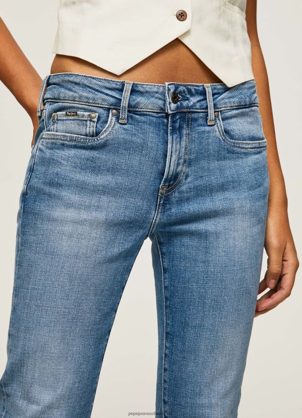 Jolie-Jeans mit normaler Passform und mittelhohem Bund Frauen Pepe Jeans Denim 84XH6T20