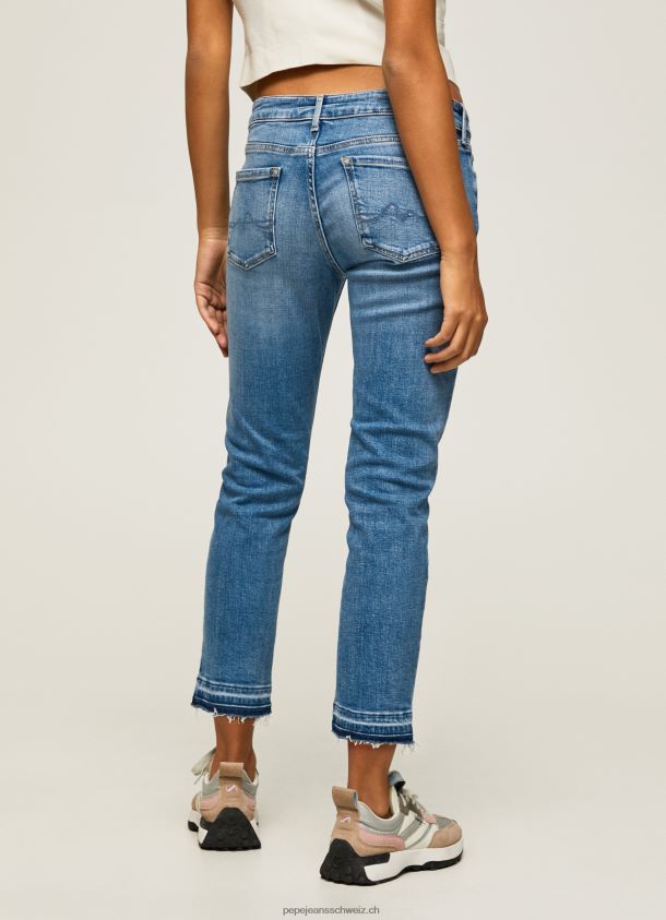 Jolie-Jeans mit normaler Passform und mittelhohem Bund Frauen Pepe Jeans Denim 84XH6T20